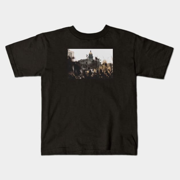 Denver City Hall By King Kids T-Shirt by Just In Tee Shirts